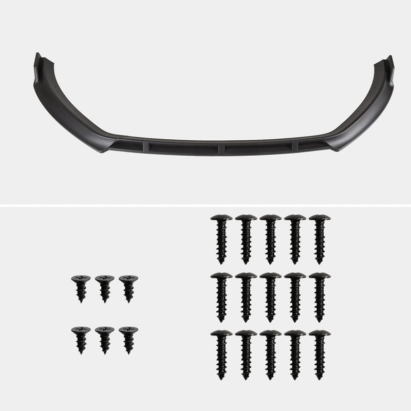 Matte Black Spec-D Tuning Front Bumper Lip Spoiler Splitter Compatible with 2014-2017 Volkswagen Golf MK7