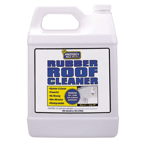 Protect All Rubber Roof Cleaner - Non-Toxic, Non-Abrasive 1 Gallon RV roof detergent - Protect All 67128, White