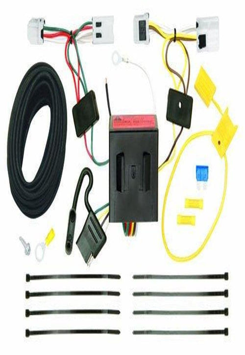 TEKONSHA T-One Tow Ready Harness, 4-Way Flat, Compatible with Select Nissan NV1500, NV2500, NV3500, Black, 118553
