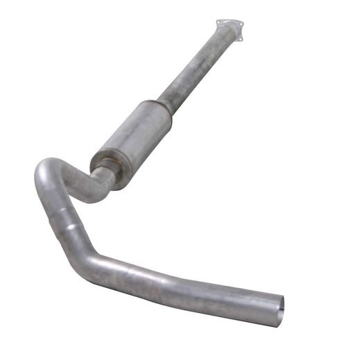 KIT Diamond Eye 4in CB MFLR RPLCMENT PIPE SGL AL: 01-05 CHEVY/GMC 6.6L 2500/3500