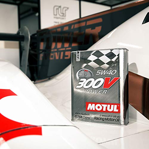 300V Motul 104242 5w40 Racing Oil, 2 Liter