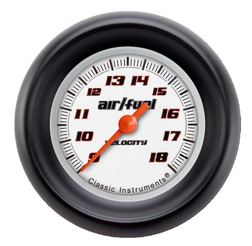 Velocity Black Classic Instruments 2 1/8" Air/Fuel Ratio Gauge VS194BAPF