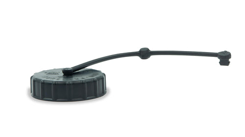 Gravity Water Fill Cap B&B Molders, 94244 with Strap – Black, UV-Stable Acrylonitrile Replacement Cap for RV Water Spout, OEM Replacement – Made in USA