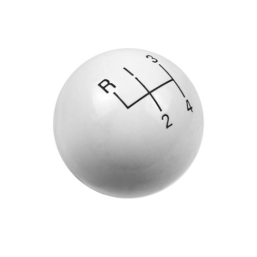 4-Speed Hurst Classic Shifter Knob White 1630003