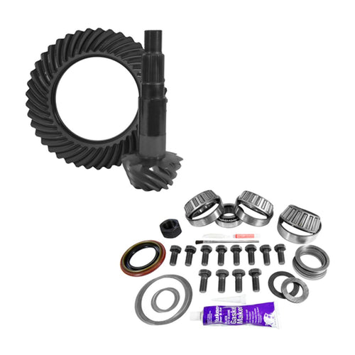 3.73 Rear Ring & Pinion, 11.25" Dana 80 Thin, Install Kit, 4.125" OD Bearing