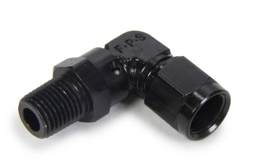Fragola 499406-BL Performance Systems #6 Female Swivel To 1/4 Mpt - 90 Black