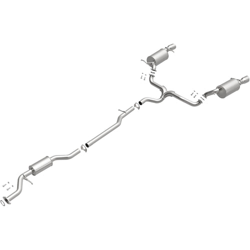 Replacement BRExhaust Exhaust System Kit 106-0837: Compatible with 2007-2015 Mazda CX-9 3.5L/3.7L