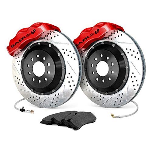 14" Pro+ Brake Sys Rr Red Baer Brakes 94-96 Impala S (4302487R)