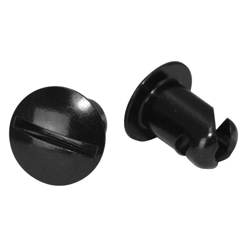 Moroso Oval Head 71354 Quick Fastener, 7/16" x .500" L, Steel, Black