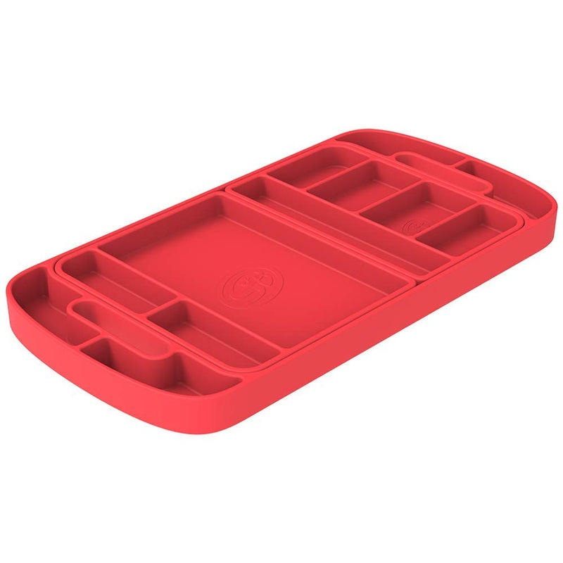 Flexible S&B Non-Slip Tool Tray | Tool Mat | Tool Organizer | Tool Holder (3pc Set, Pink, 80-1003)