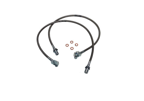 SUPERLIFT SUSPENSION RealTruck Brake Hose Kit for Suburban/Blazer/GM Pickup | Front Bullet Proof Pair of Brake Hoses | 91345 | Fits 1971-1978 GM Pickup / Blazer / Suburban with 8-12" Lift Kit