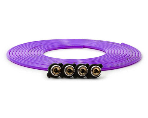 Replacement Uda Tire Whip Hose Kit (240") With (4) Quick Release Chucks - Purple 340-4100Pur