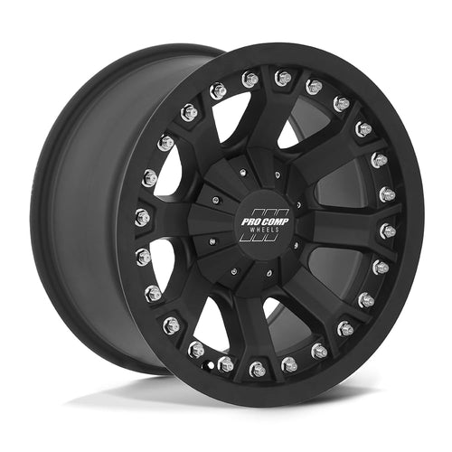 PXA33 Pro Comp Alloys 17X9 6X135/5.5 F-BLK -6MM - PXA7033-7939
