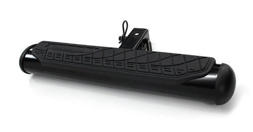 460B Go Rhino 4" Oval Hitch Step - Black, 2" Receiver