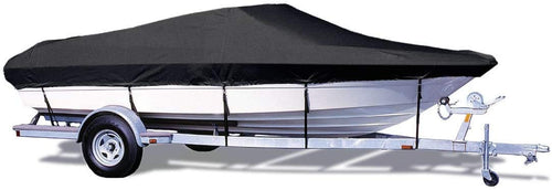 Semi-Custom Trailerite Boat Cover for Competition Ski Boats with Inboard/Outboard Motor, Navy (18'5" - 19'4" CL x 92" B)