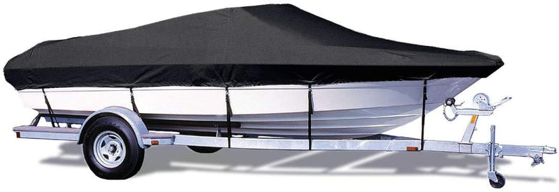 Semi-Custom Trailerite Boat Cover for Competition Ski Boats with Inboard/Outboard Motor, Navy (18'5" - 19'4" CL x 92" B)