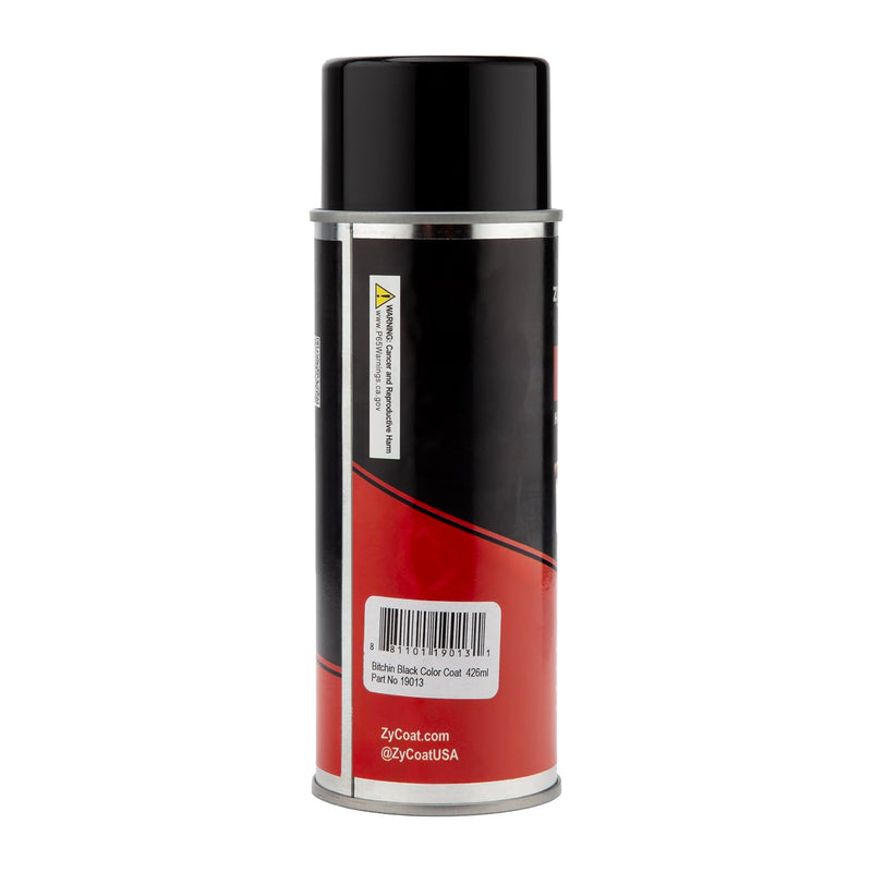 ZyCoat 19013 ZyCor DIY High Temperature Aerosol Coating - Bitchin Black Color Coat, 13 Ounce