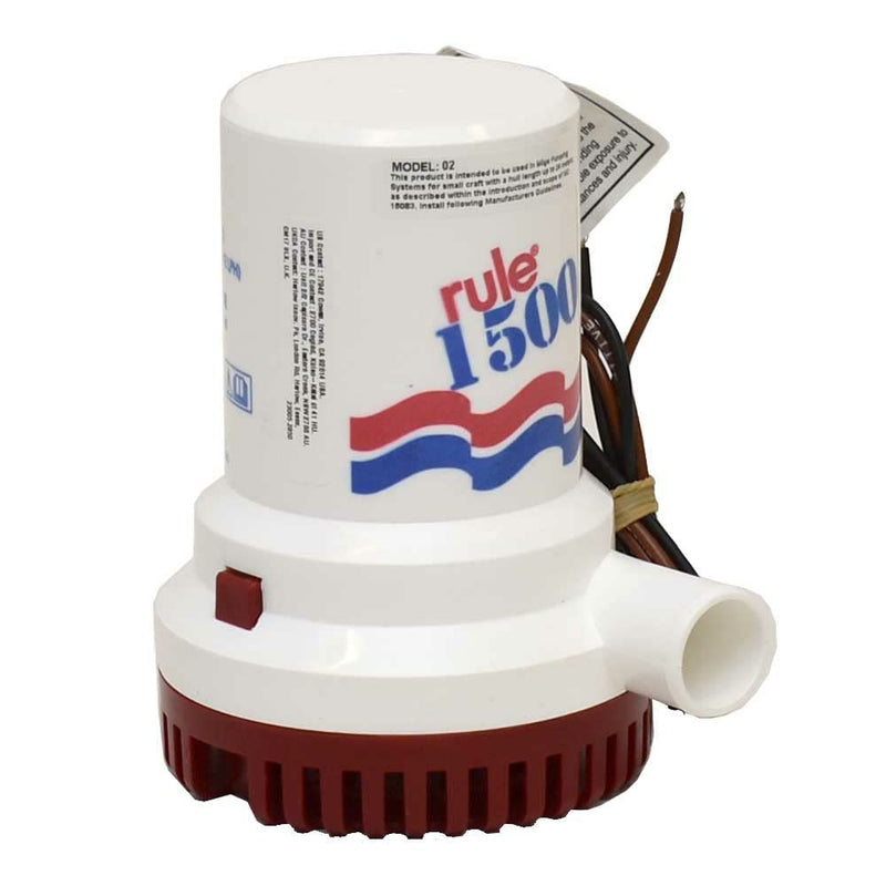1500GPH PUMP BILGE 12VDC