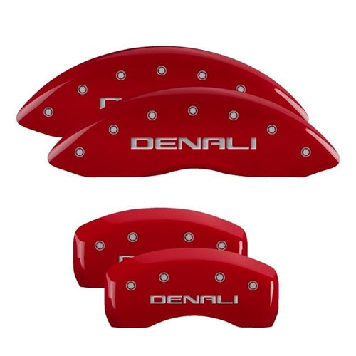Denali MGP Caliper Covers 34220SDNLRD, Red/Silver