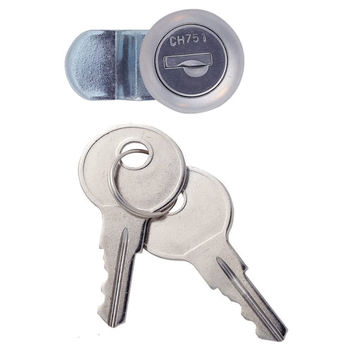 Lock and Replacement Key, RV Designer B192, One Set Per Pack, Hatch Hardware