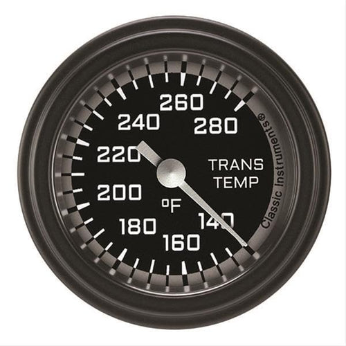 AX127GBLF Classic Instruments Gray 2-1/8" AutoCross Transmission Temperature Gauge