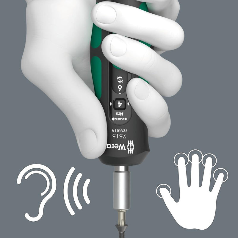 KRAFTFORM 7515 SCREWDRIVER,2-6 NM,1/4"X2.0