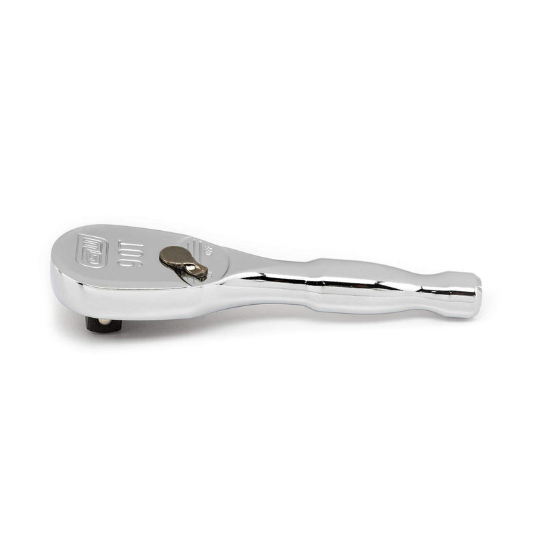 3/8" Drive GEARWRENCH 90 Tooth Stubby Teardrop Ratchet 4-3/4" - 81209T, Multi, One Size