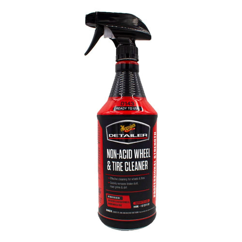 Non Acid Meguiar's Wheel & Tire Cleaner, Drtu14332, 32 oz, 6 Bottles/Case