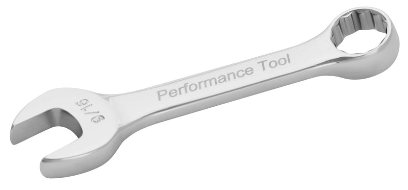 Performance Tool 9/16-Inch Stubby Combo Wrench Performance Tool W30518