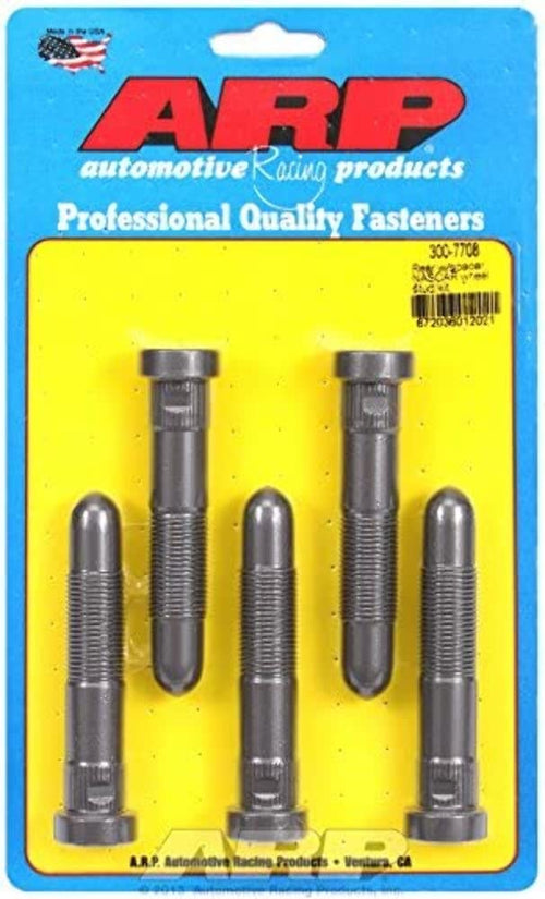 ARP NASCAR Wheel Stud Kit 300-7708 - 5 Piece (3.400 UHL)
