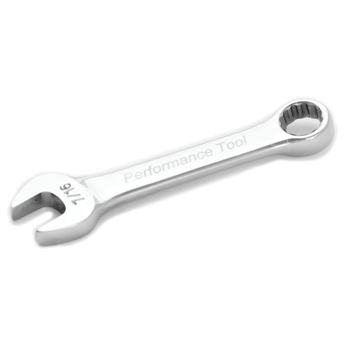 Performance Tool 7/16-Inch Stubby Combo Wrench Performance Tool