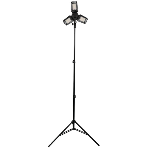 Complete Performance Tool W2286 Work Light System with Telescoping Tripod - Produces 6500+ Lumens, Energy Efficient, Adjustable Height, and Dimmable