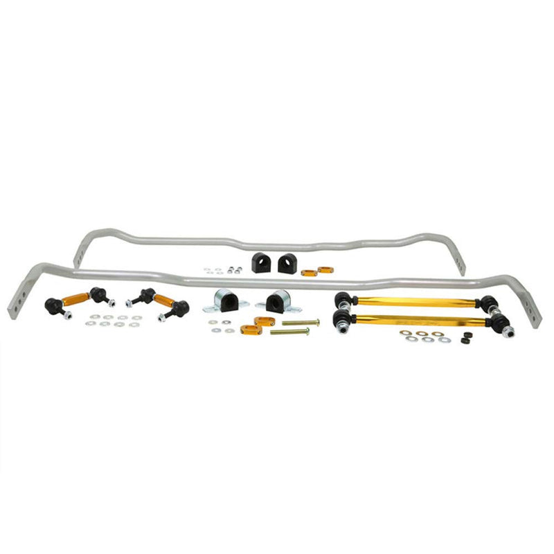 BWK002 Whiteline Sway bar, bushings, Black