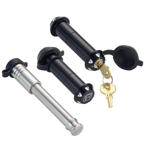 Security InfiniteRule 61620 | 3 Pack Mixed, Keyed Alike, Hook Locks for Monster Hook Swivel Hook and Hammerhead Hook - Includes Lock for 2.5" Receiver
