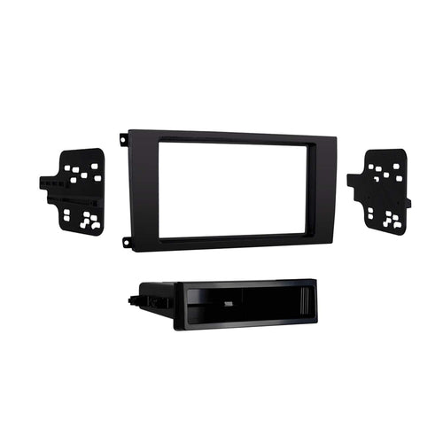 Metra 99-9604B Dash Kit Single/Double Din for Select 2003-2010 Porsche Cayenne Vehicles, Matte Black
