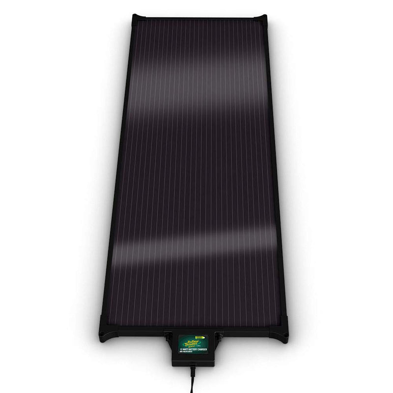 15W Battery Tender Solar Charger and Maintainer with Built-in 3-step Automatic Microprocessor Controller