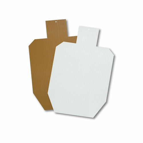 Birchwood Casey IPSC Sharpshooter Plastic Target (Per 200), White/Brown