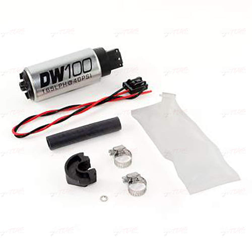 9-101-1024 DeatschWerks in-Tank Fuel Pump (165lph with 9-1024 Install Kit), 1 Pack