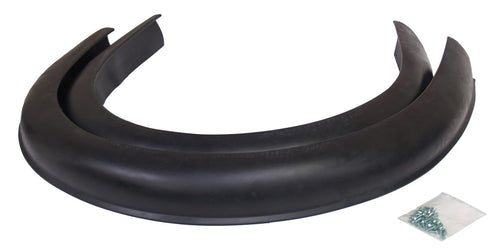 Pacer Performance Flexy Flares 52-205 Black 3-1/4" x 72" Full Coverage Heavy Duty Rubber Fender Extension Kit - 2 Piece