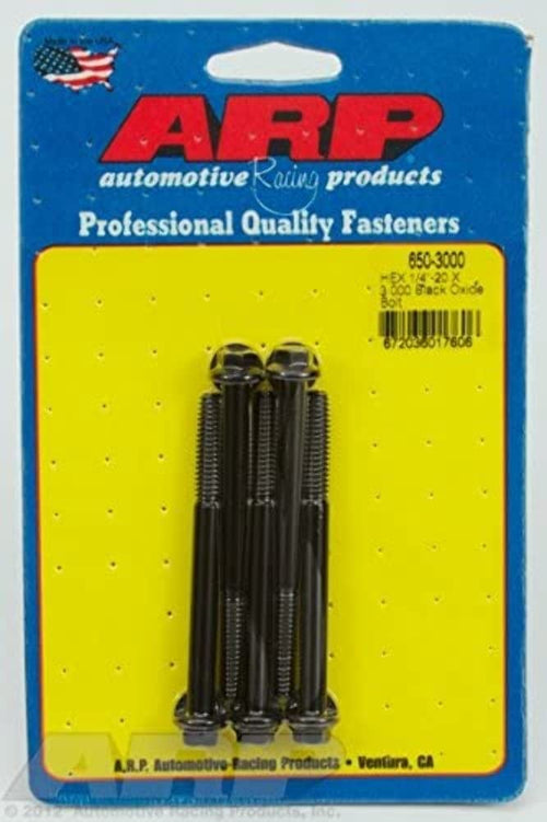 Hex ARP (650-3000) Oxide Bolt, Black