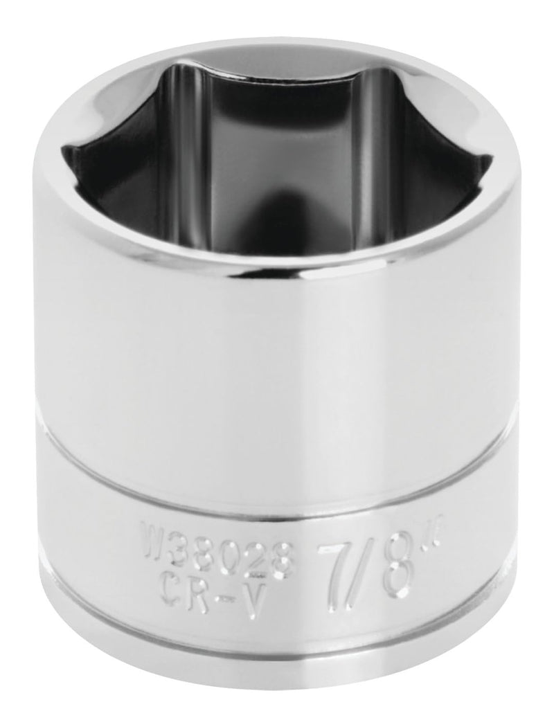 W38028 Performance Tool 6-Point Socket, 3/8" Drive, 7/8"