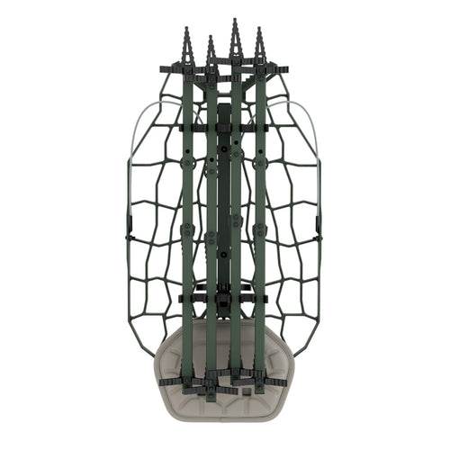 Echo Hunt Ready System NOVIX - Hunting Accessories Bundle w/Lock on Tree Stand & Tree Steps – Versatile & Packable – Frost-Coated Treestand Accessories - Made in USA, OD Green