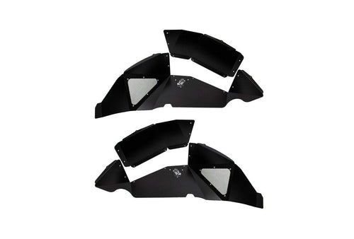 Fishbone Offroad FB33130R: Rear Jl Inner Fenders - Aluminum - Black Powder Coat
