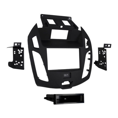Metra Double/Single DIN Dash Kit 99-5831G for 2014 - Ford Transit Connect with OEM 4.3" Screen (Gray)