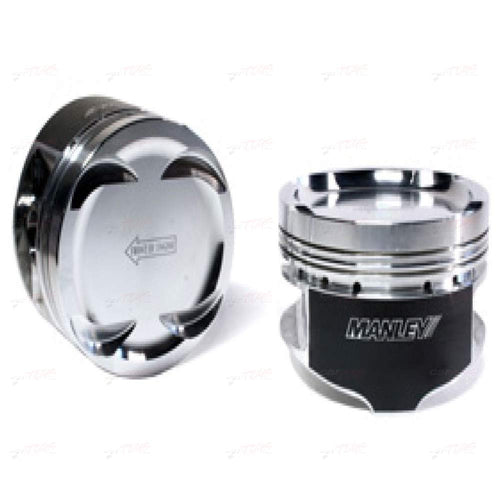 Manley 87mm -8cc 10/10.5 CR Stroker Dish Single Piston w/Rings 03-06 Mitsubishi Evo VIII/IX (ED)