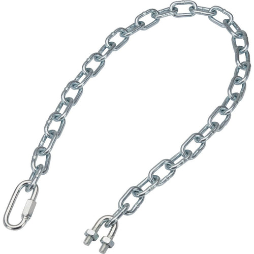 36 in. TOWSMART Towing Safety Chain with U-Bolt and Quick Link - 5,000 lb. Capacity