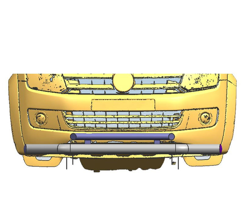 Double Layer Black Horse Off Road FRONT RUNNER compatible with 2013-2019 Ford Explorer - FD-FO01S