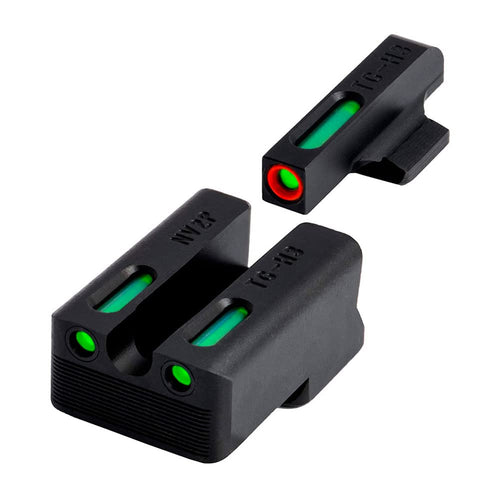 Handgun Sight TRUGLO TFX PRO | Compact Snag-Free Durable Shock-Resistant Glowing Tritium & Fiber-Optic Xtreme Night Sight with High Contrast Orange Front Ring, Compatible with 1911 270/500 Handguns