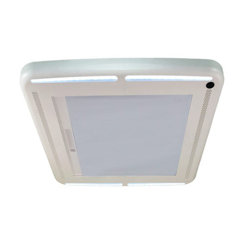 Maxxshade Plus MAXXAIR - Lightweight RV Window Shade, Blocks Out Sunlight & UV Rays, Easy Installation, LED Accent Lighting (00-03901)
