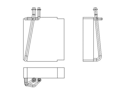 Replacement TYC 97181 Evaporator